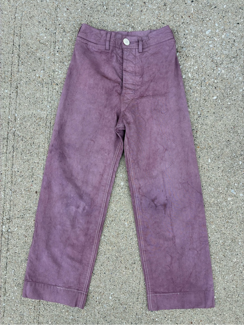 Jesse Kamm Sailor Pants size 0 purple